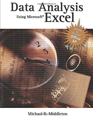 9780534402938: Data Analysis Using Microsoft Excel : Updated for Office XP