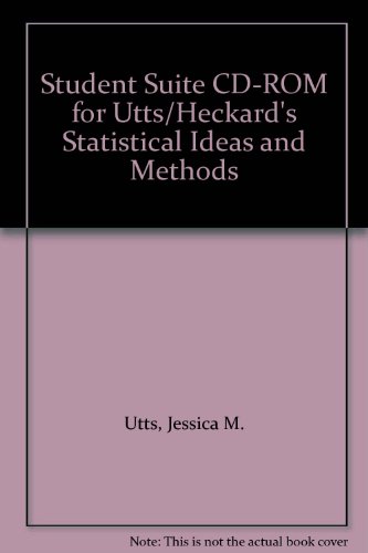 9780534403102: Student Suite CD-ROM for Utts/Heckard's Statistical Ideas and Methods