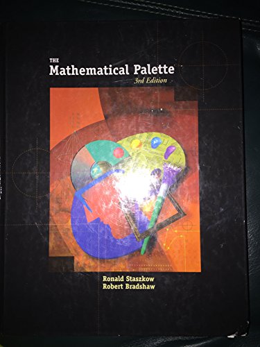 Stock image for The Mathematical Palette (with BCA/iLrn Tutorial and InfoTrac) (Available Titles CengageNOW) for sale by Jenson Books Inc