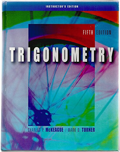 9780534404017: Trigonometry (Instructor's Edition) Edition: Fifth