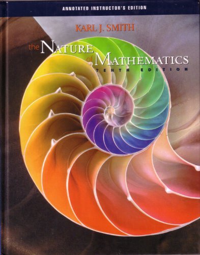 Stock image for The Nature of Mathematics, 10th Edition Annotated Instructor's Edition for sale by ThriftBooks-Dallas