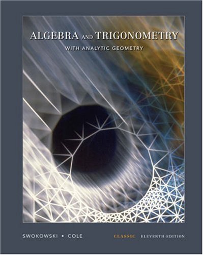 9780534404697: Algebra and Trigonometry with Analytic Geometry