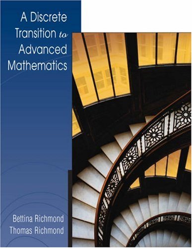 9780534405182: A Discrete Transition to Advanced Mathematics