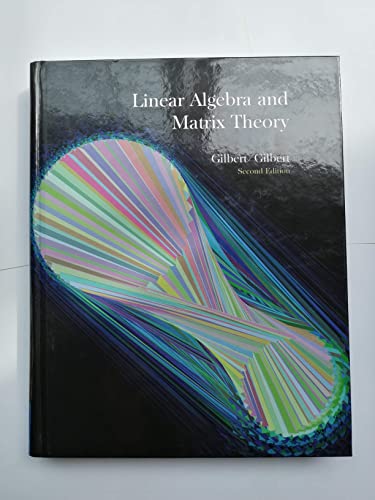 Imagen de archivo de Linear Algebra and Matrix Theory a la venta por Your Online Bookstore