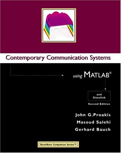 9780534406172: Contemporary Communication Systems Using MATLAB