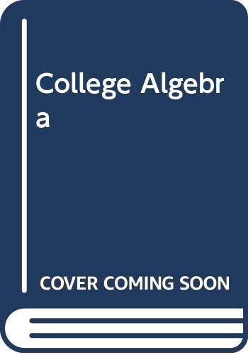 College Algebra (9780534406196) by Stewart; Redlin; Watson