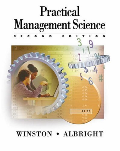 Imagen de archivo de Practical Management Science: Spreadsheet Modeling and Applications (with CD-ROM Update) a la venta por Irish Booksellers
