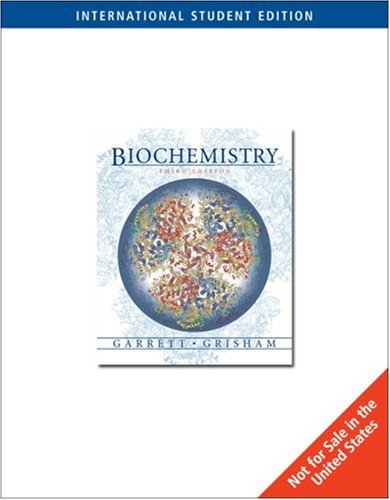 Biochemistry (9780534410209) by Reginald H. Garrett