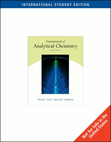 Stock image for Fundamentals of Analytical Chemistry (International Edition) for sale by ThriftBooks-Atlanta