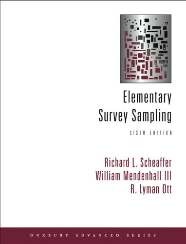 9780534418052: Elementary Survey Sampling (Duxbury Advanced Seies)