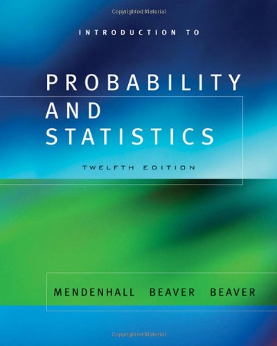Beispielbild fr Introduction to Probability and Statistics (with CD-ROM) (Available Titles CengageNOW) zum Verkauf von Wonder Book