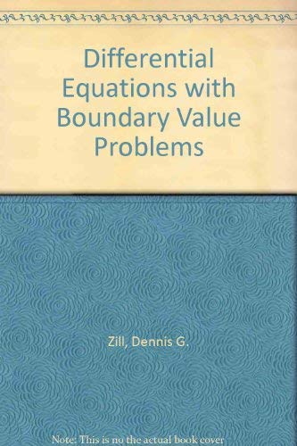 9780534418892: Differential Equations with Boundary Value Problems
