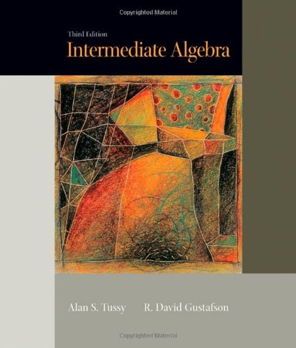 9780534419233: Intermediate Algebra (with CD-ROM and iLrn™ Tutorial)