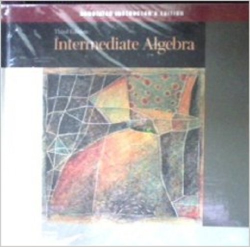 Imagen de archivo de Intermediate Algebra (Tussy and Gustafson Series) a la venta por BookHolders