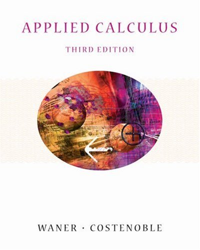 Stock image for Applied Calculus (with InfoTrac) (Available Titles CengageNOW) for sale by Books From California