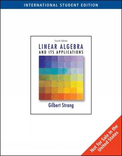 9780534422004: Linear Algebra and Its Applications