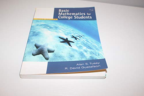 9780534422233: Basic Mathematics for College Students