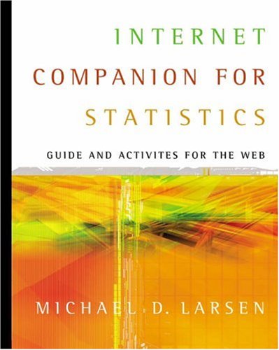 Stock image for Internet Companion for Statistics: Guide and Activities for the Web for sale by Concordia Books