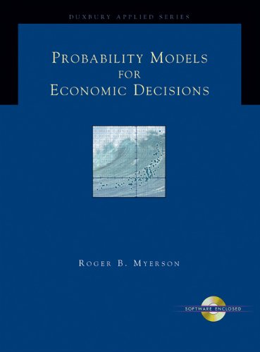 Stock image for Probability Models for Economic Decisions (with CD-ROM) (Duxbury Applied) for sale by Jenson Books Inc