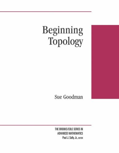 Beispielbild fr Beginning Topology zum Verkauf von BooksRun