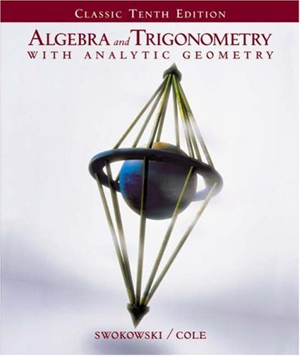 Stock image for Algebra and Trigonometry with Analytic Geometry (Classic Edition with CD-ROM and InfoTrac) for sale by HPB-Red