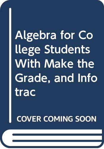 9780534453275: Algebra for College Students (with CD-ROM, Make the Grade, and InfoTrac)