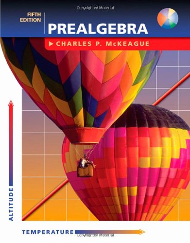 Stock image for Prealgebra (with CD-ROM and Ilrn Tutorial) [With CDROM] for sale by ThriftBooks-Atlanta