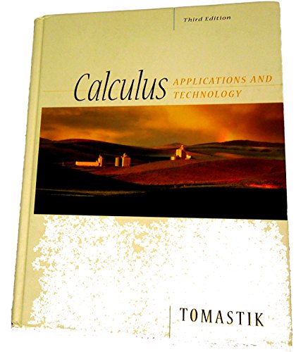 Stock image for Calculus: Applications and Technology (with CD-ROM) (Available Titles Cengagenow) for sale by Ergodebooks