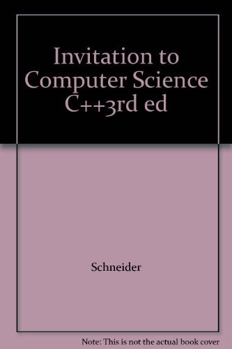 9780534465452: Invitation to Computer Science 2004