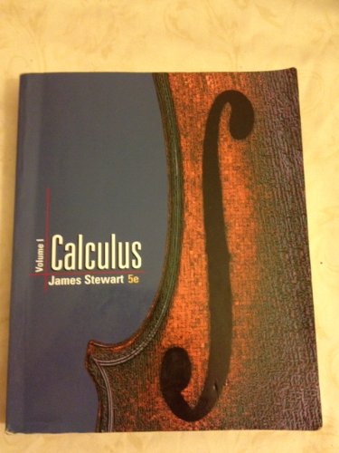 Calculus Volume I 5th Edition - Stewart, James: 9780534466145