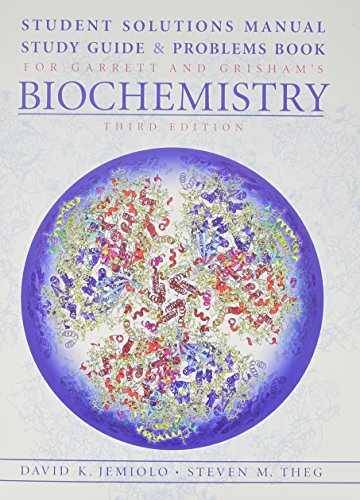 9780534490355: SSM/SG/Pblm Bk-Biochem 3e