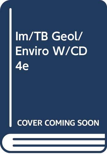 Im/TB Geol/Enviro W/CD 4e (9780534490539) by TRENT