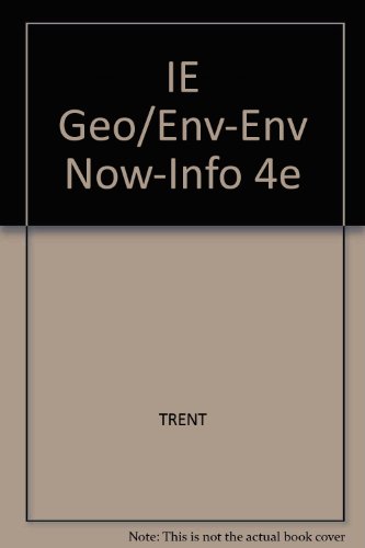 IE Geo/Env-Env Now-Info 4e (9780534490584) by Bernard W. Pipkin