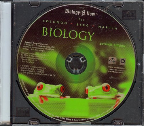 9780534495466: BiologyNow CD-ROM for Solomon/Berg/Martin’s Biology (with InfoTrac), 7th