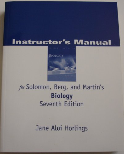 Im Biology 7e (9780534495510) by BERG; MARTIN; SOLOMON