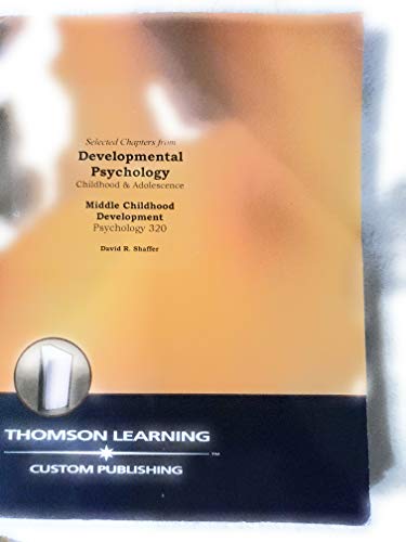 Middle Childhood Development (9780534502577) by Shaffer; Bjorklund