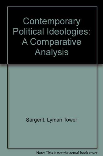 Stock image for Contemporary Political Ideologies : A Comparative Analysis for sale by Better World Books