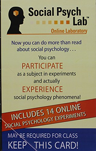 Social Psych Lab (Stand Alone Version) (9780534508500) by Ian Neath; Stephanie Goodwin