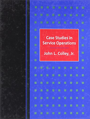 Stock image for Case Studies in Service Operations for sale by The Book Cellar, LLC