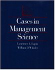 Beispielbild fr Cases in Management Science (Business Statistics) zum Verkauf von getbooks GmbH