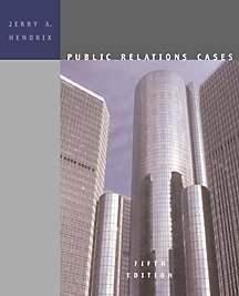 9780534514327: Public Relations Cases