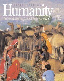 9780534514556: Humanity: An Introduction to Cultural Anthropology