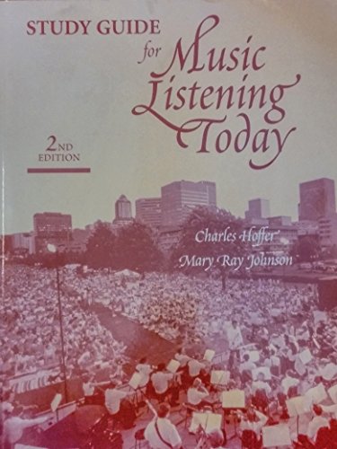 Beispielbild fr Study Guide for Music Listening Today, 2nd Edition zum Verkauf von HPB-Movies