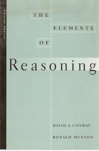 Beispielbild fr Elements of Reasoning zum Verkauf von Books From California