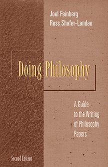 9780534516826: Doing Philosophy: A Guide to the Writing of Philosophy Papers