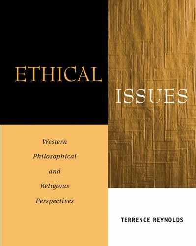 Imagen de archivo de Ethical Issues: Western Philosophical and Religious Perspectives a la venta por ThriftBooks-Dallas
