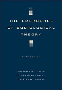 Imagen de archivo de The Emergence of Sociological Theory a la venta por Better World Books