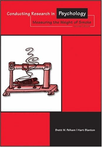 9780534520939: Conducting Research in Psychology: Measuring the Weight of Smoke