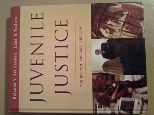 Imagen de archivo de Juvenile Justice : The System, Process and Law a la venta por Better World Books