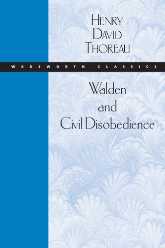 Walden and Civil Disobedience (9780534522063) by Thoreau, Henry David